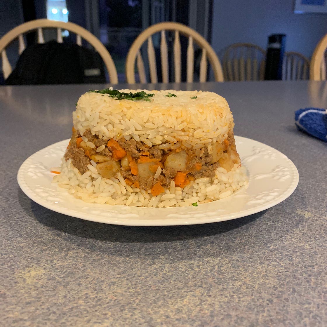 Arroz Tapado (Rice-On-Top)