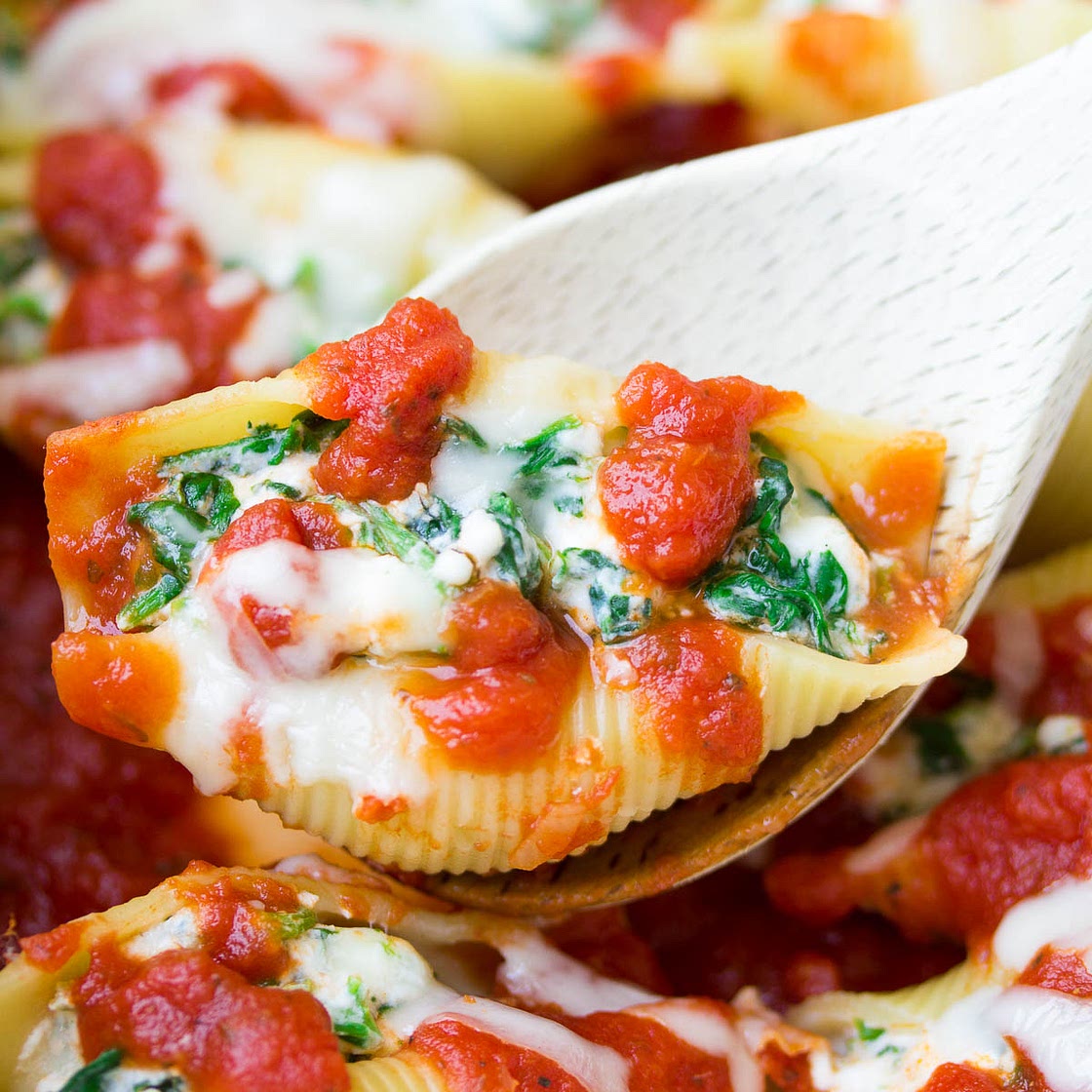 Spinach Stuffed Shells Recipe