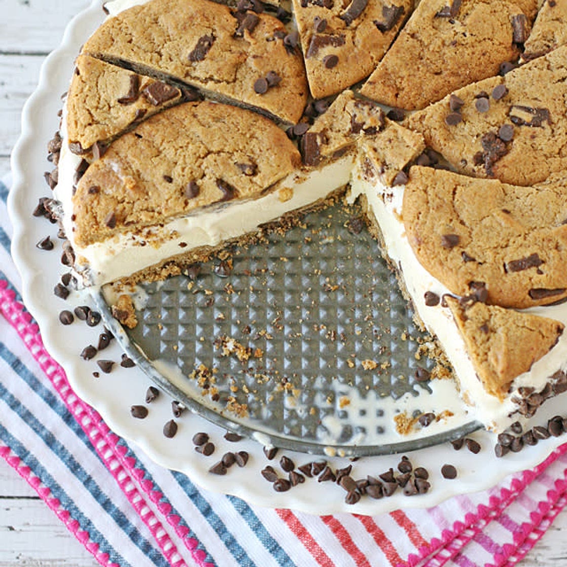 Home Made Giant Ice Cream Cookie 