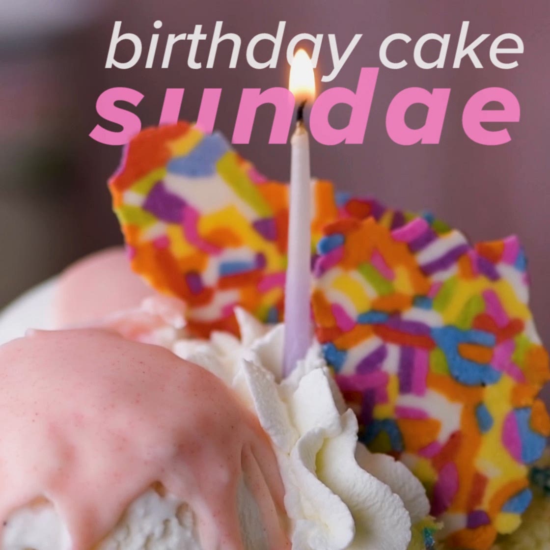 Birthday Cake Sundae