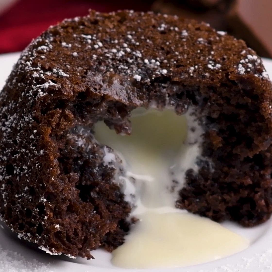 Hot Cocoa Molten Lava Cake