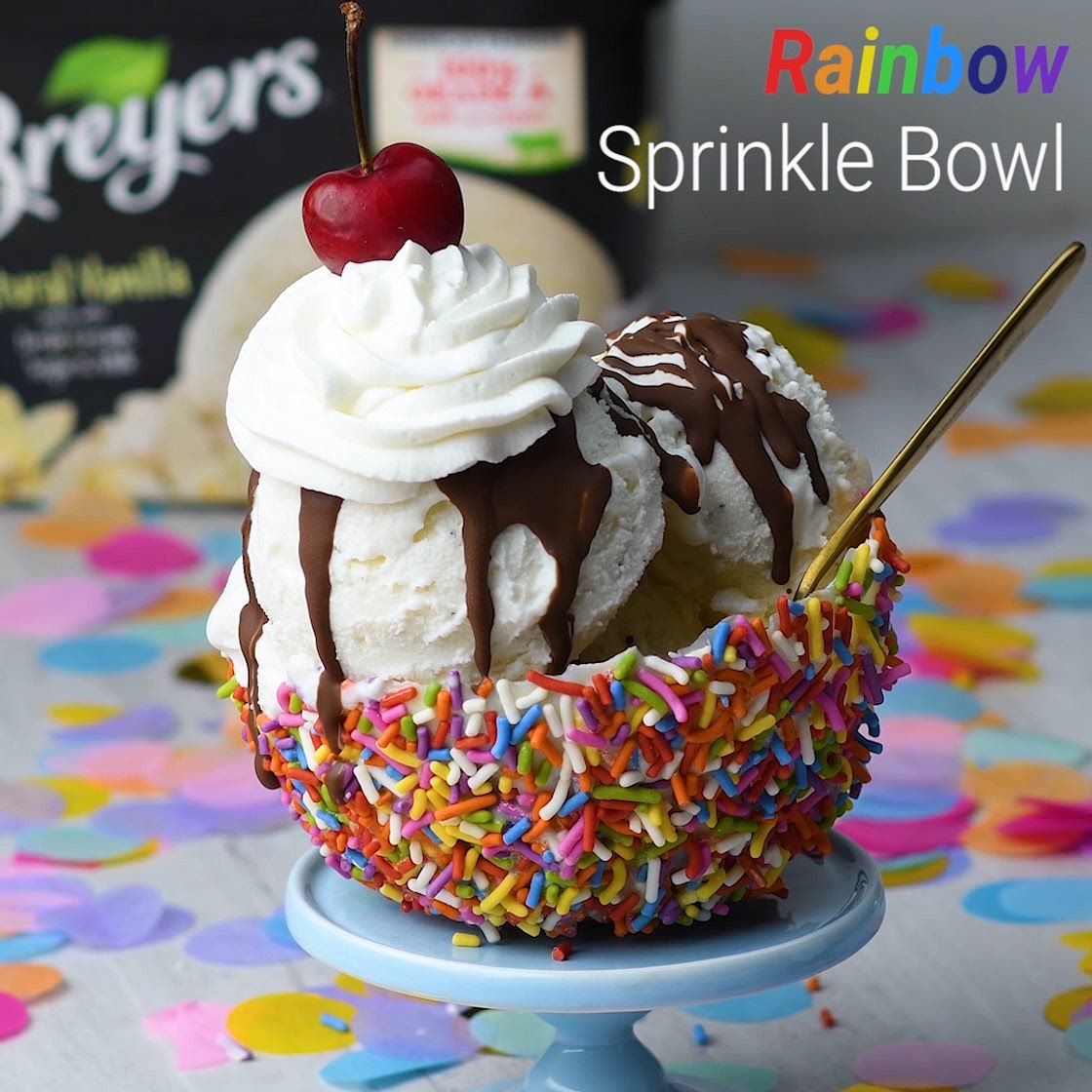 Rainbow Sprinkle Bowls