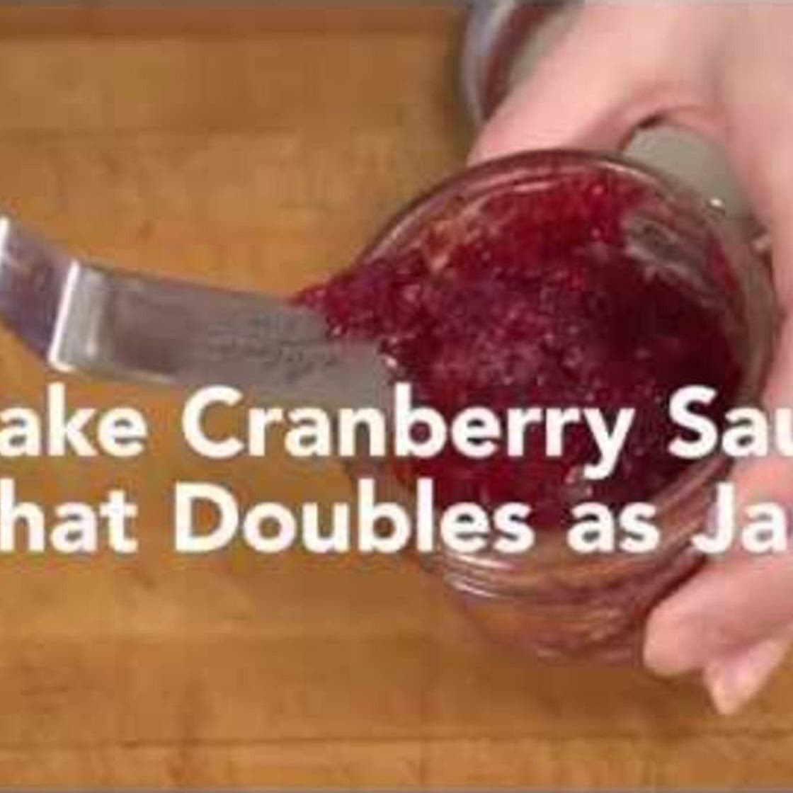 Cranberry Sauce that Doubles as a Jam