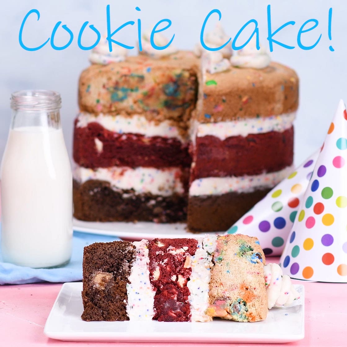 Three-Layer Cookie Cake