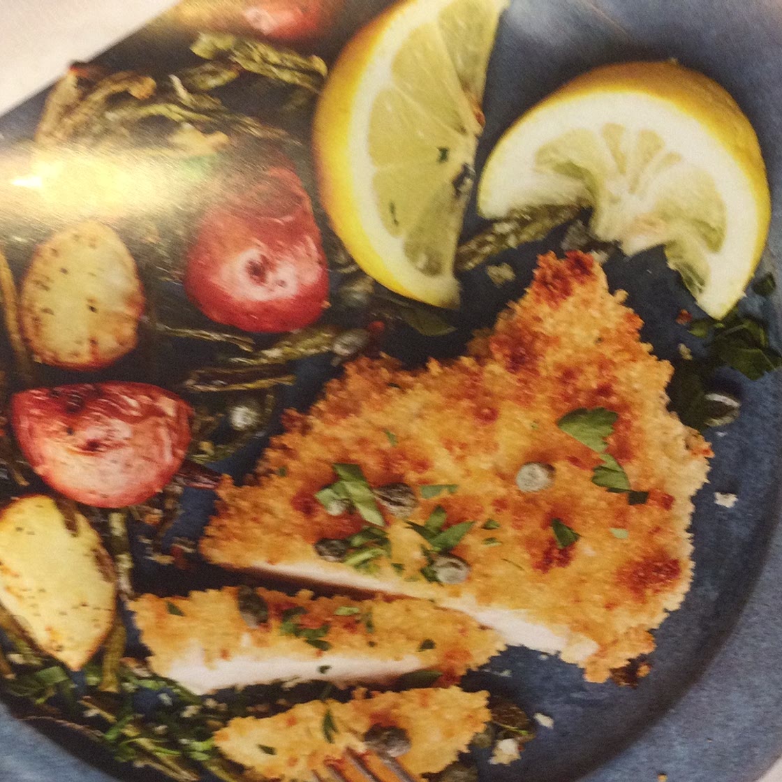 Crispy Chicken Schnitzel Dinner