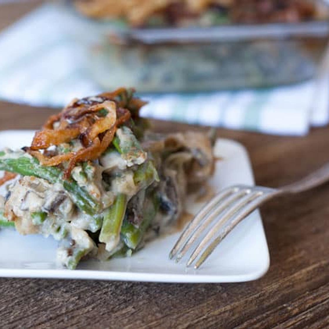 Gluten Free Green Bean Casserole Recipe | Dairy Free
