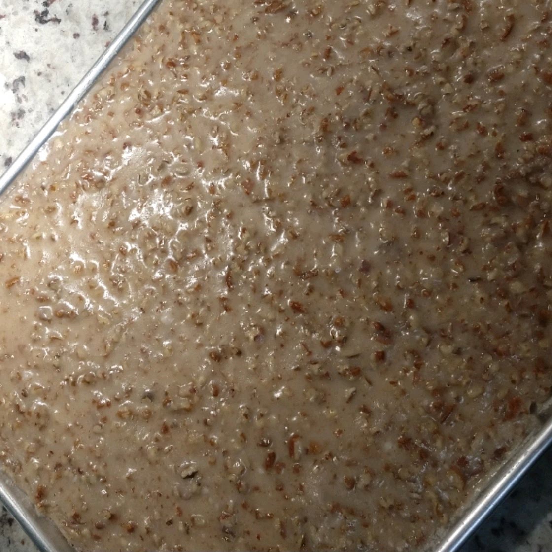 White Texas Sheet Cake