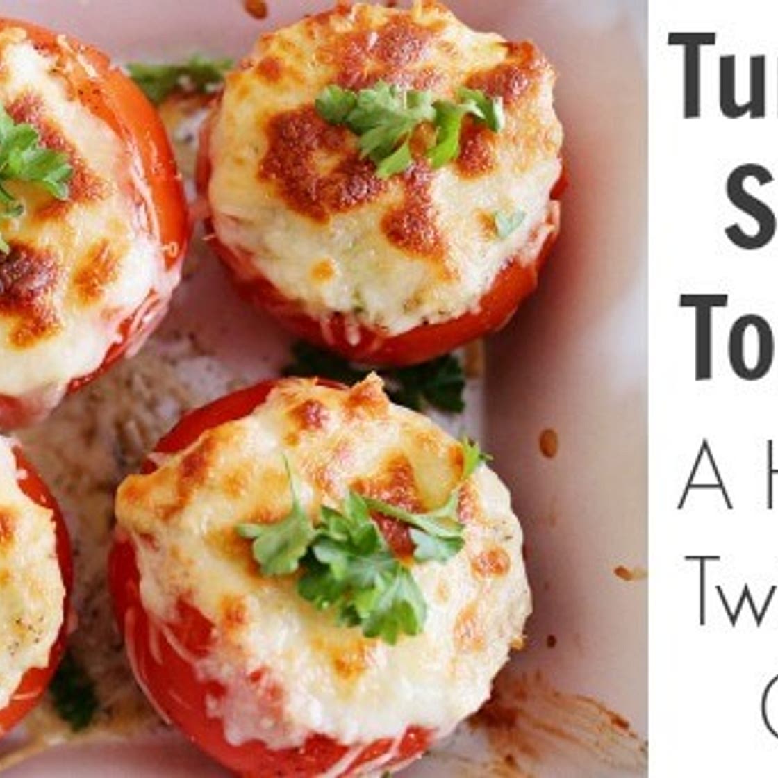 Tuna Melt Stuffed Tomatoes