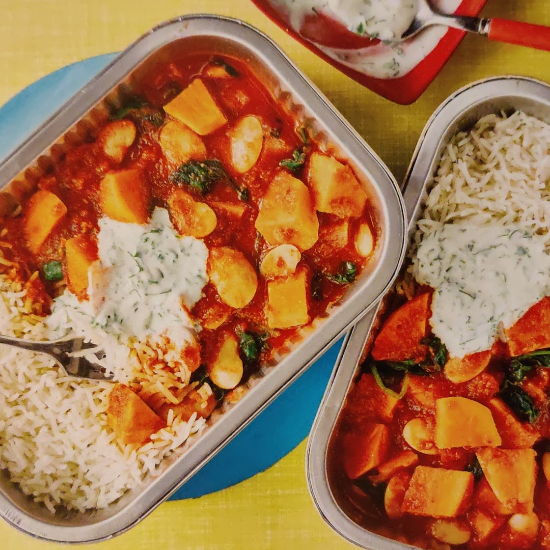 BUTTER BEAN and SWEET POTATO TIKKA MASALA