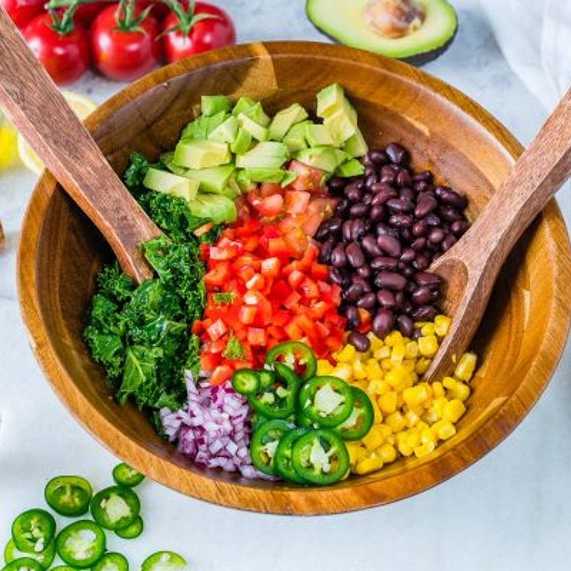 Fiesta Honey + Lime Kale Salad Recipe