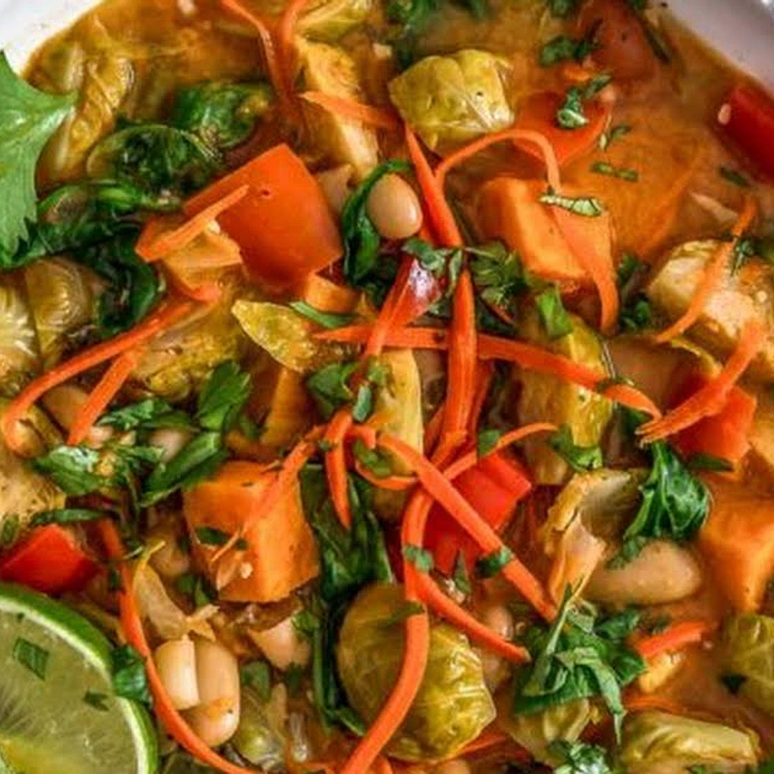 Thai Curry Brussel Sprout Soup Recipe | Yummly