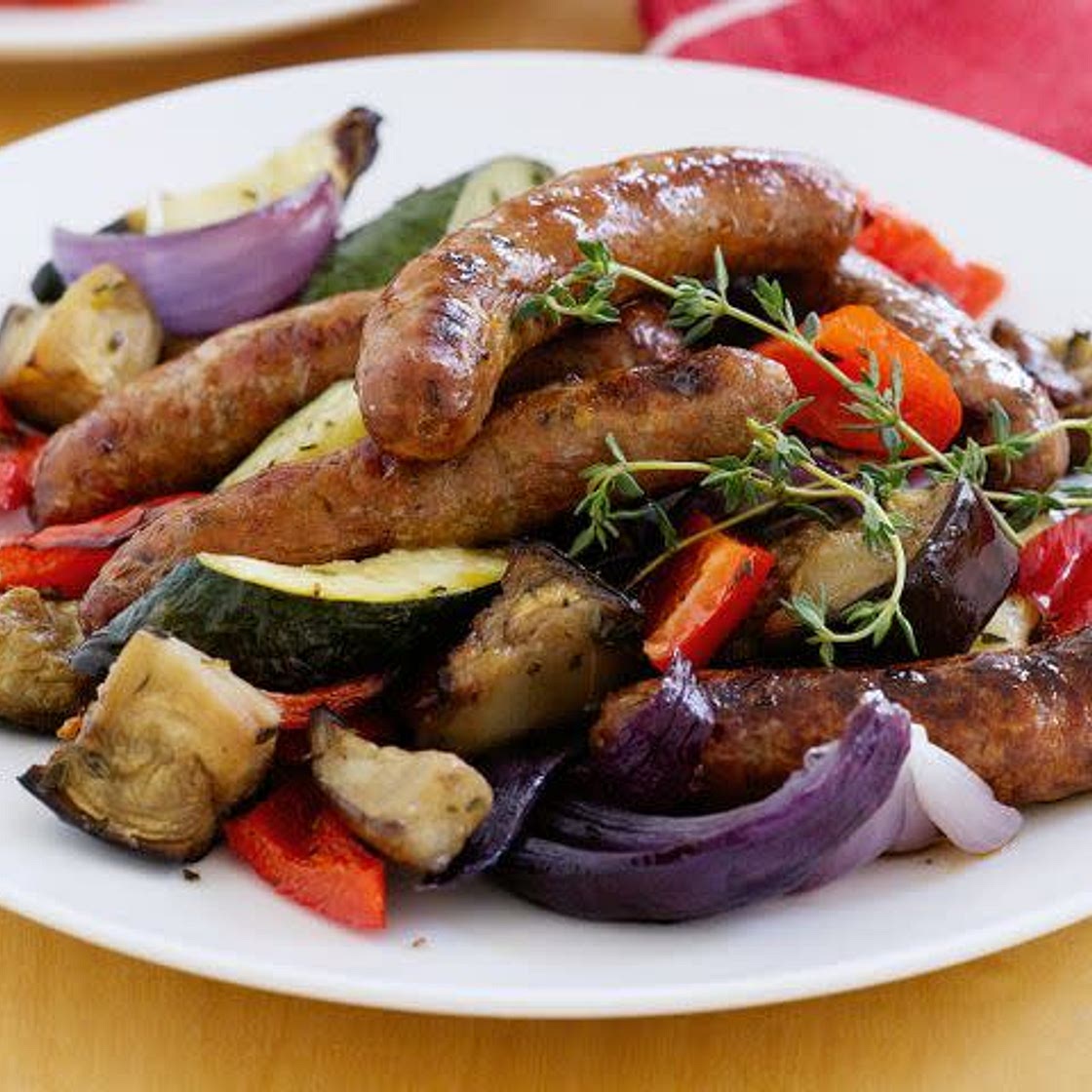 Sausage Vege Bake