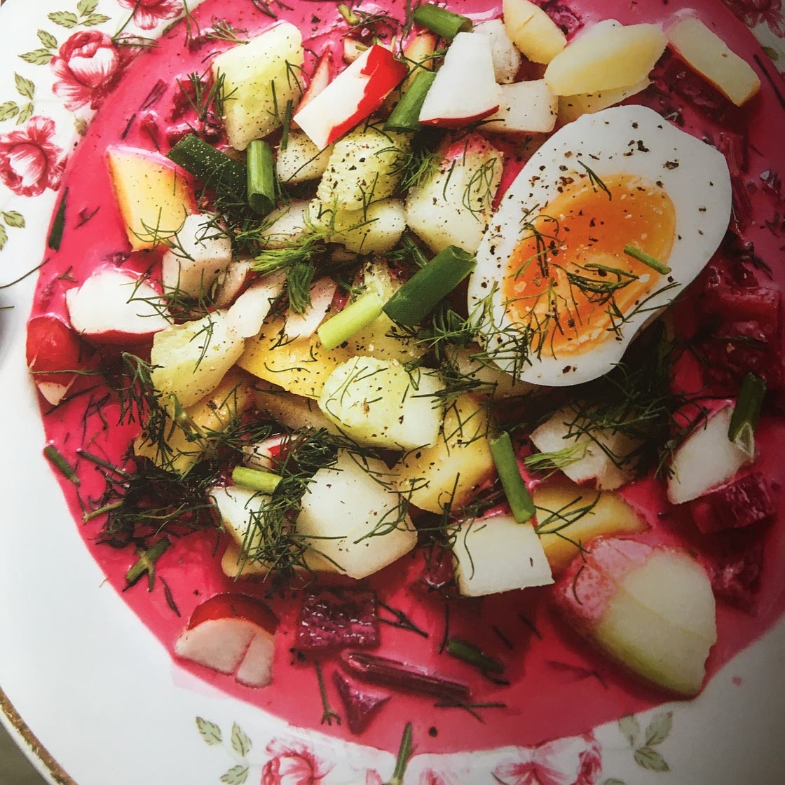 Chilled beet soup