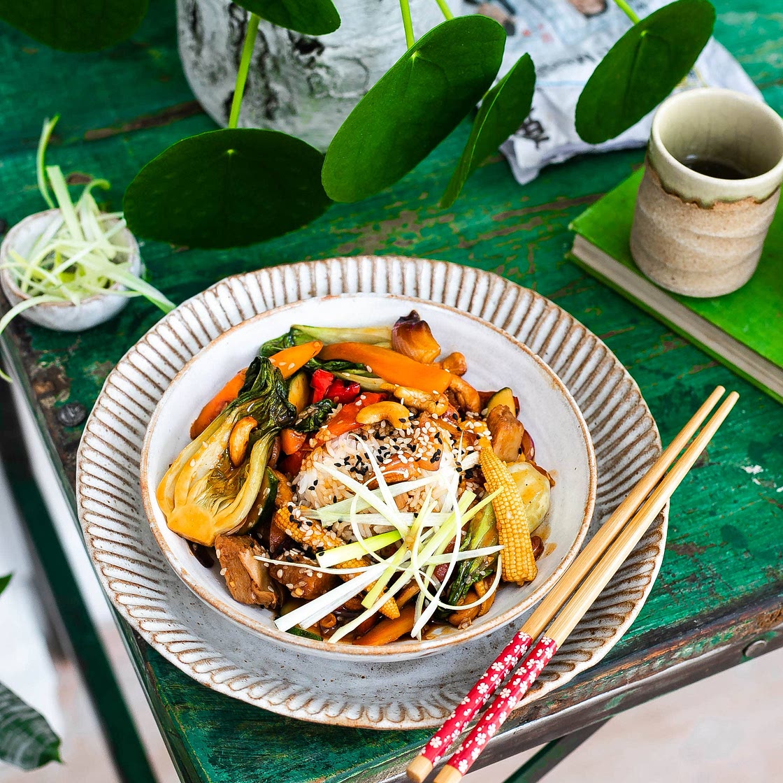 Teriyaki 'Chicken' Stir Fry - Avant-Garde Vegan