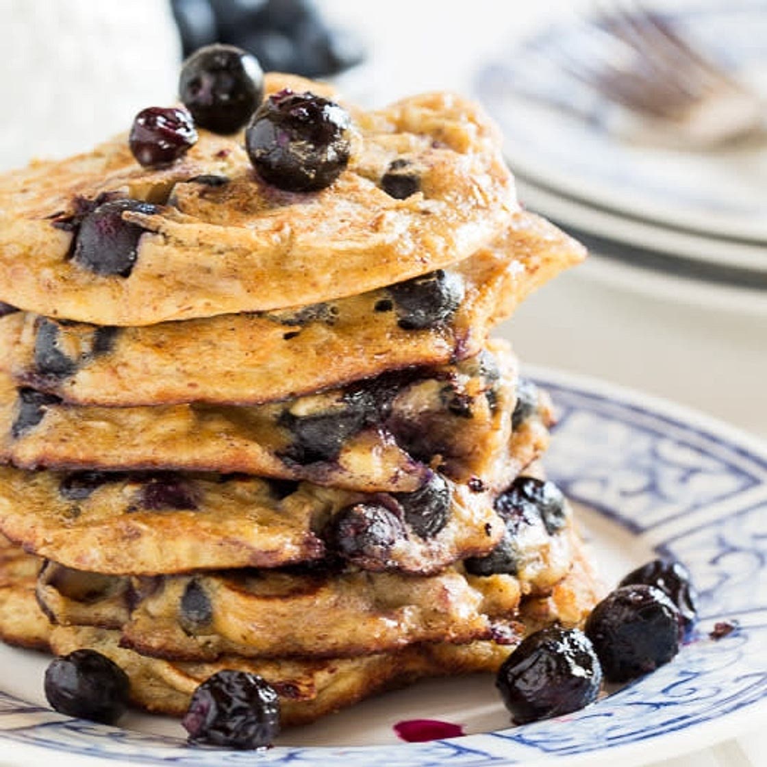 Protein Blueberry Pancakes