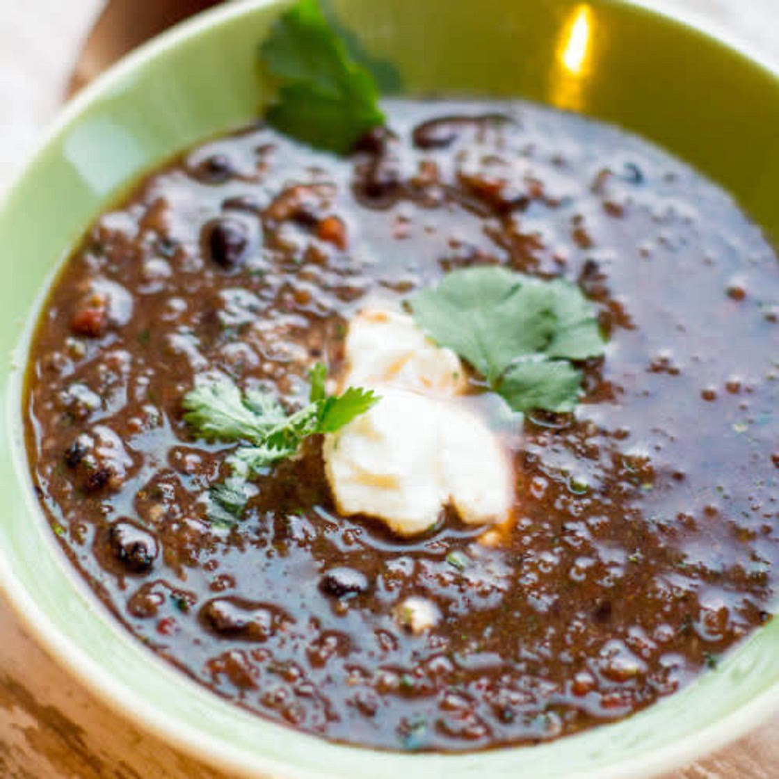 Black Bean Soup - Quick and Easy - Intentionally Eat