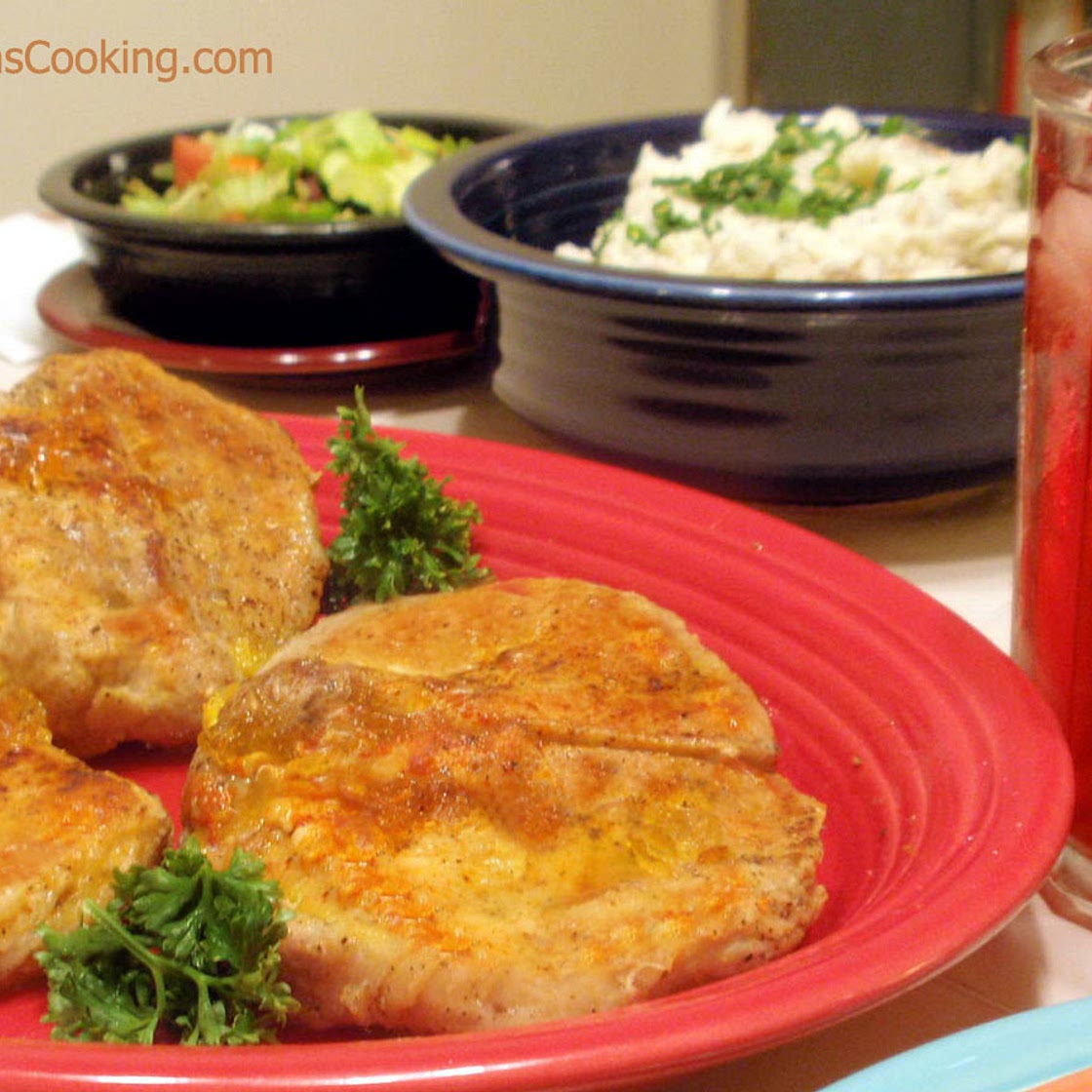 Orange-Glazed Pork Chops