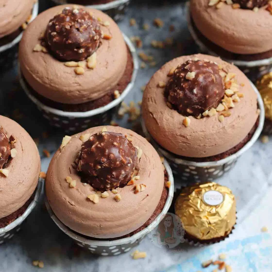 Ferrero Rocher Cupcakes!
