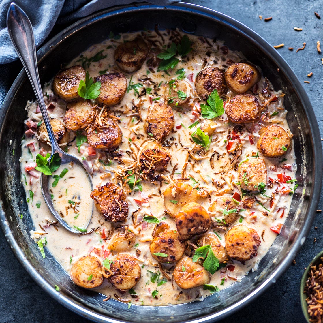 Bang Bang Scallops - Whole30, Paleo | PrimalGourmet
