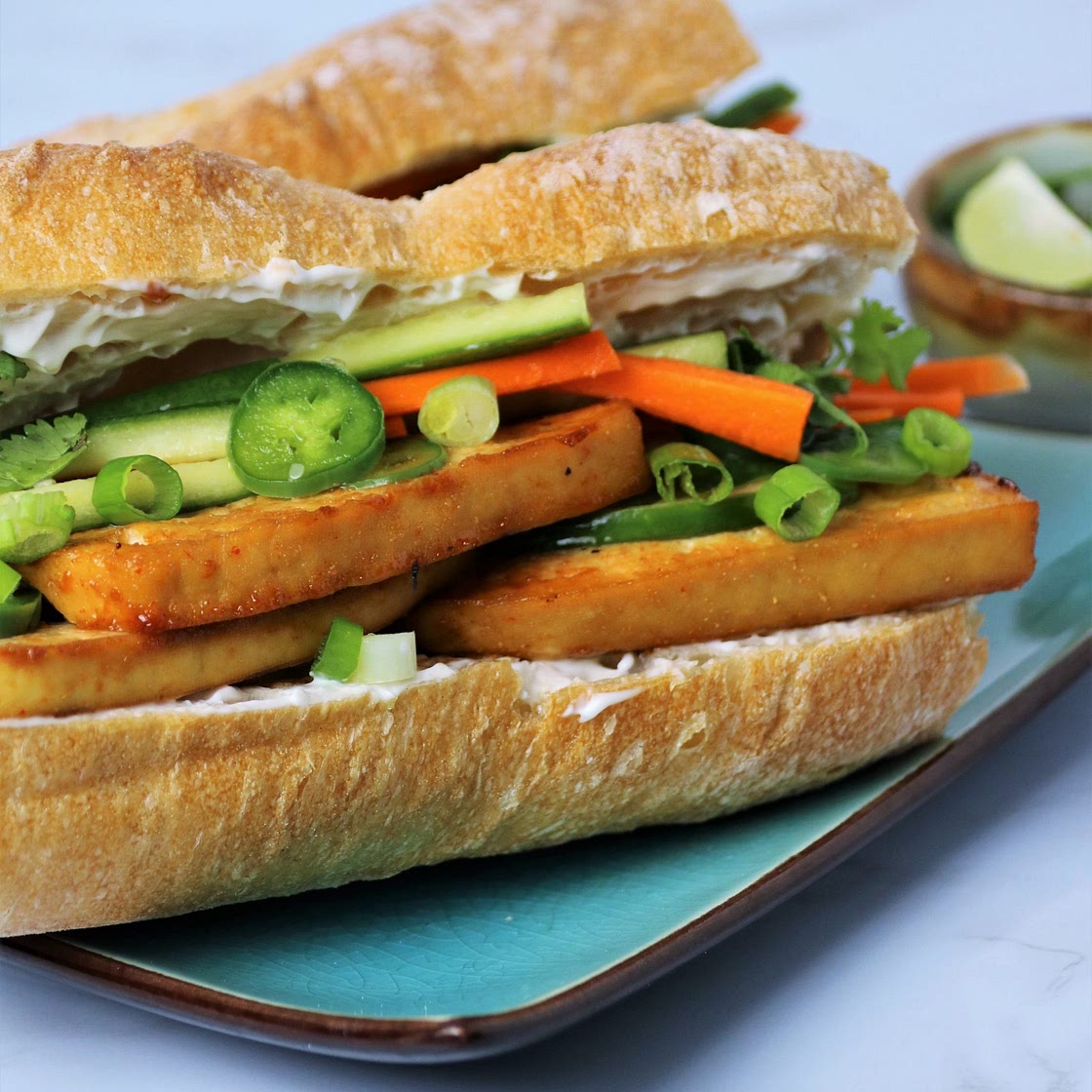 Tofu Banh Mi Sandwich