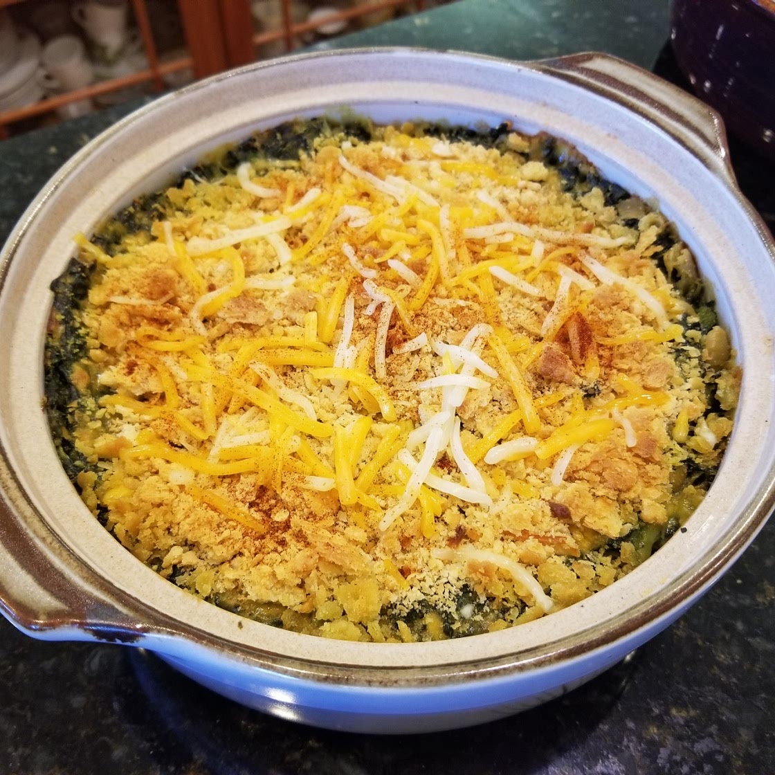 Southern Style Deviled Spinach