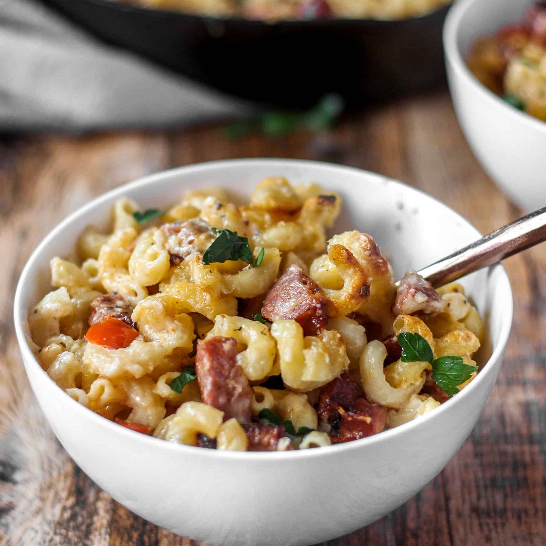 White Cheddar Cajun Mac and Cheese