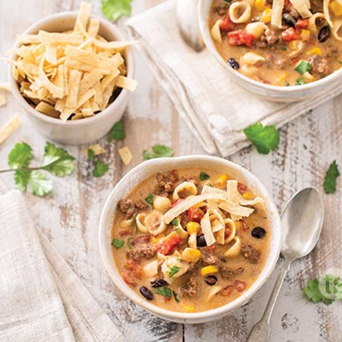 Quick Simmer Taco Soup Recipe
