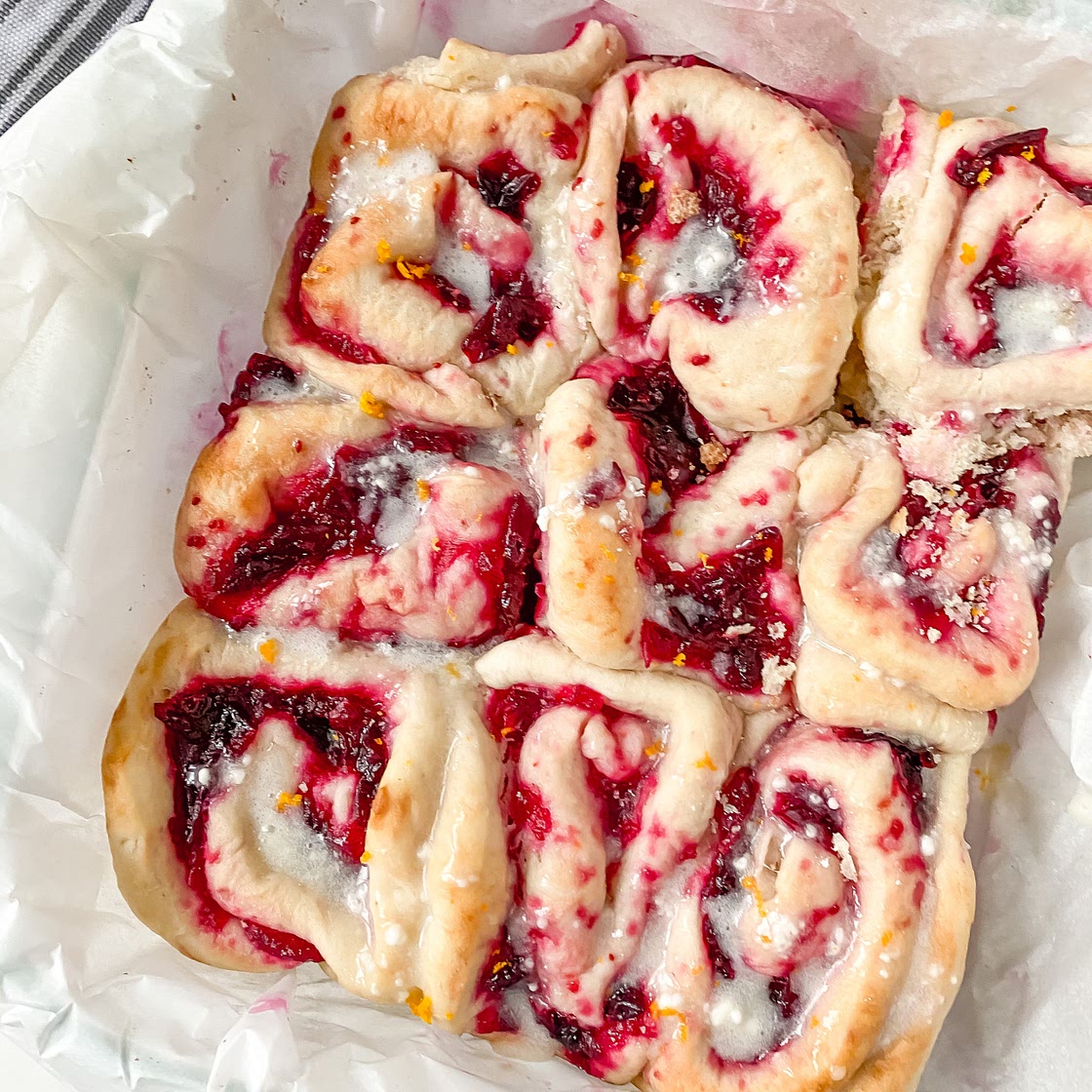 Cranberry Orange Rolls