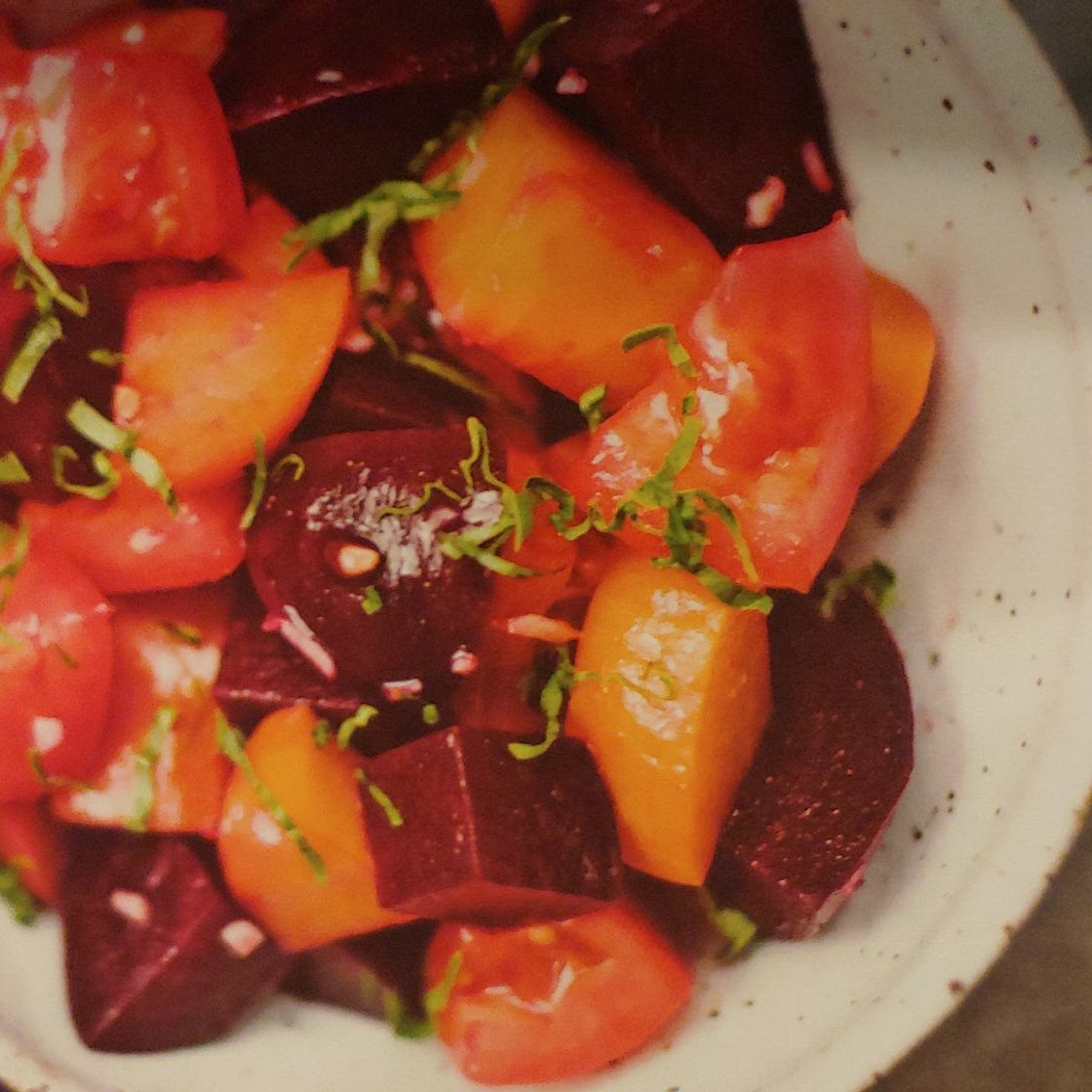 Heirloom Tomato and Beet Salad