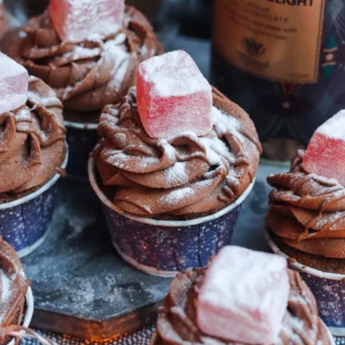 Turkish Delight Cupcakes!