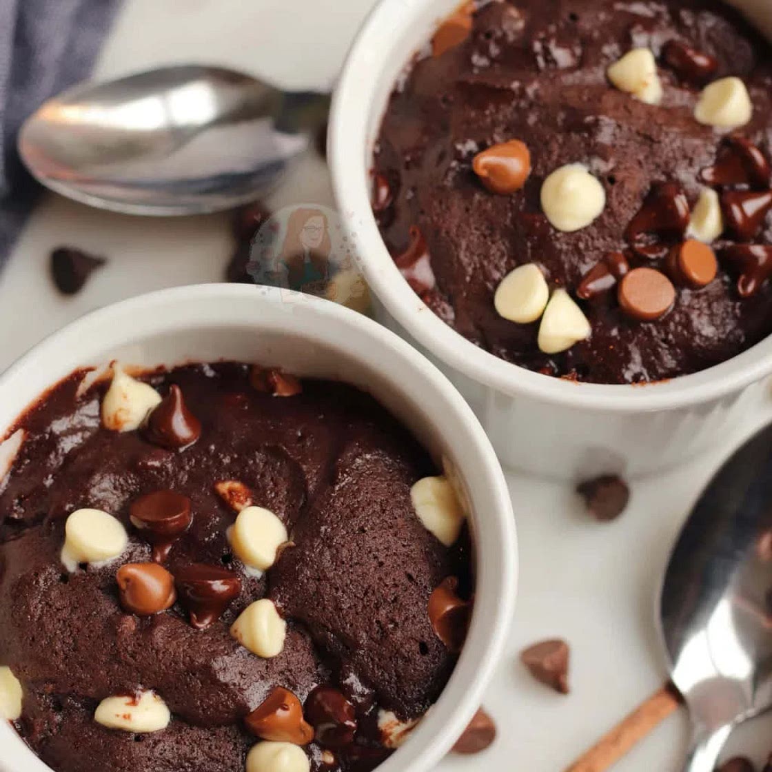 Triple Chocolate Microwave Cookies!