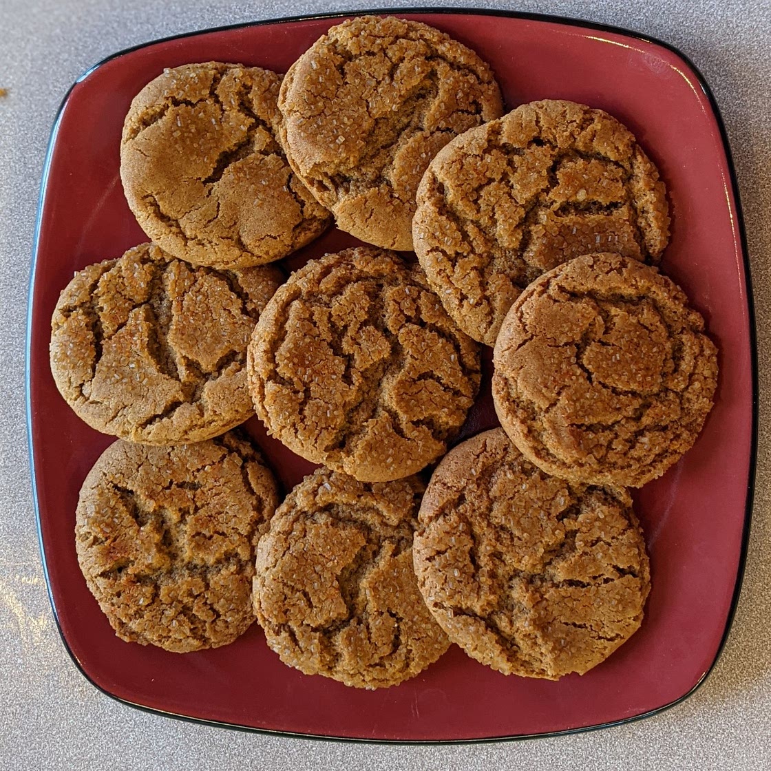 Grandma's Gingersnaps with a bite