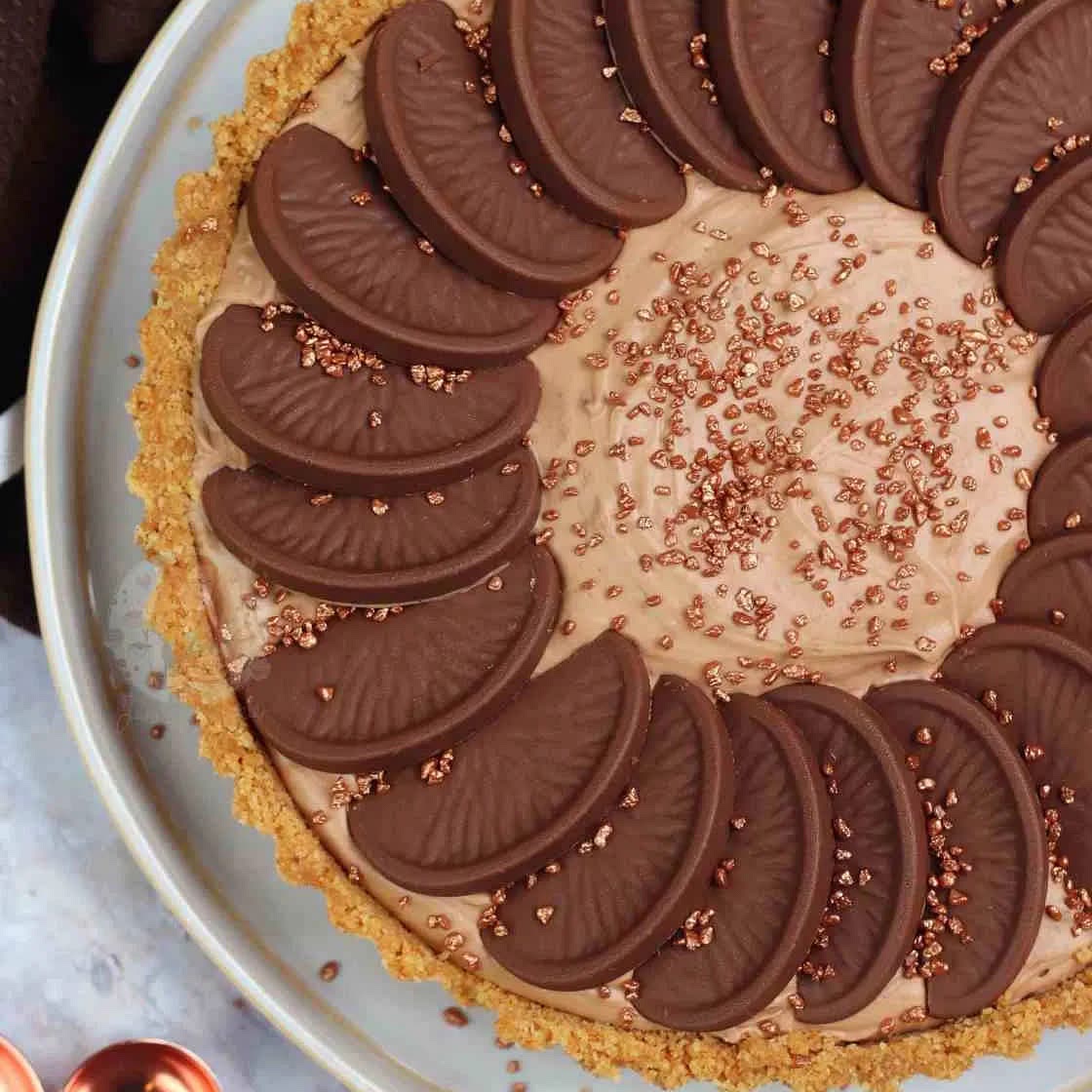 No-Bake Terry’s Chocolate Orange Tart!