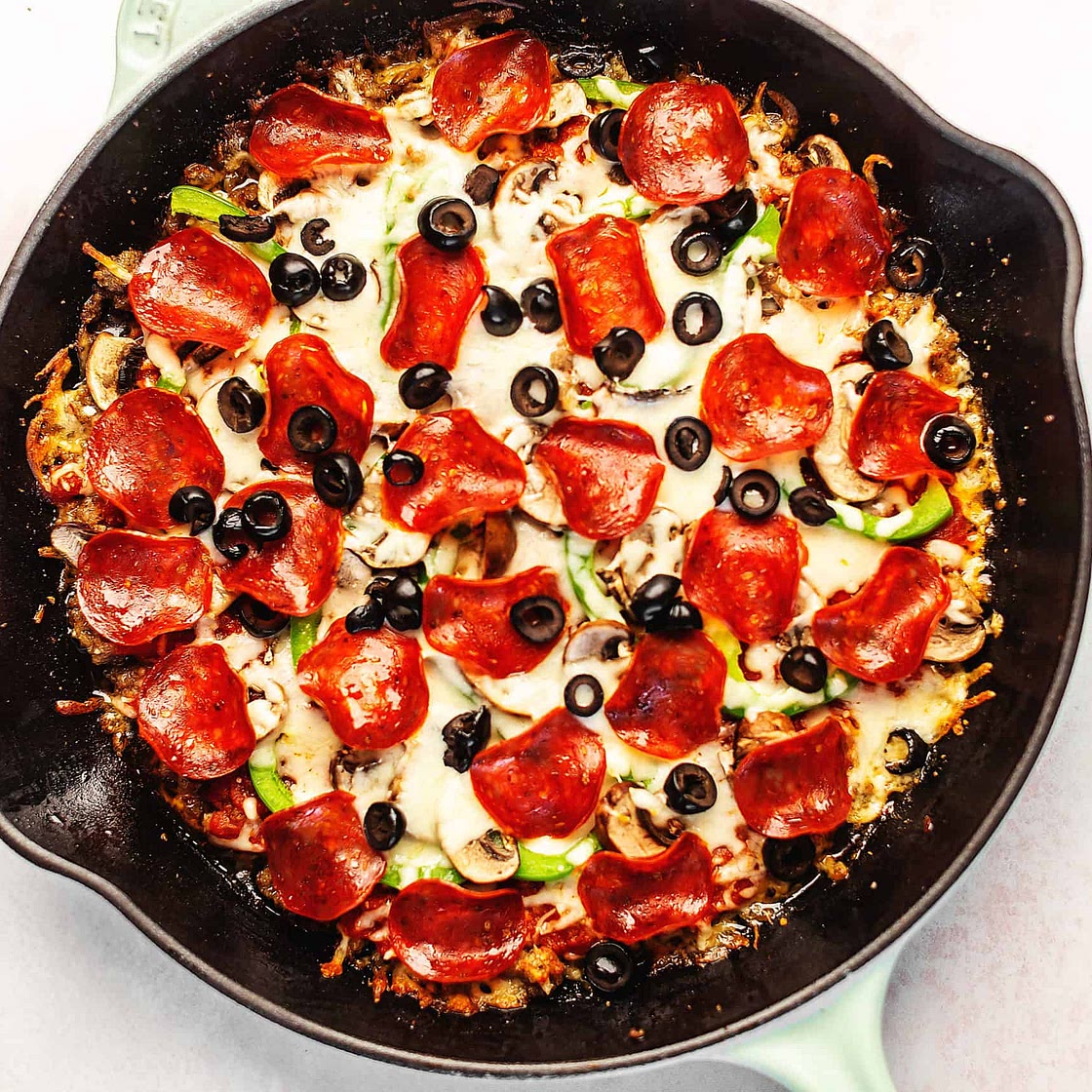 Crustless Pizza - 3 Net Carbs!