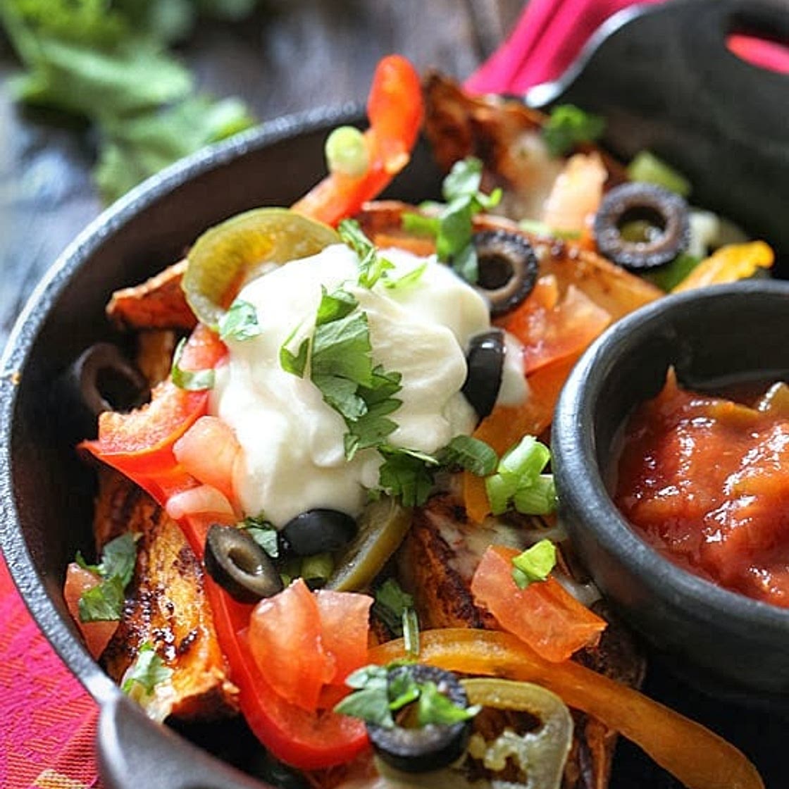Sweet Potato Irish Nachos