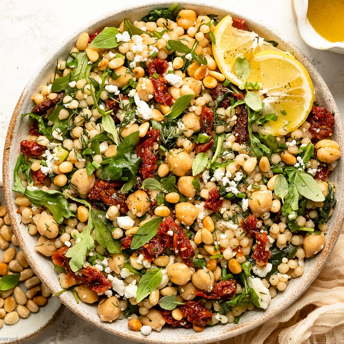 Israeli pearl couscous recipe