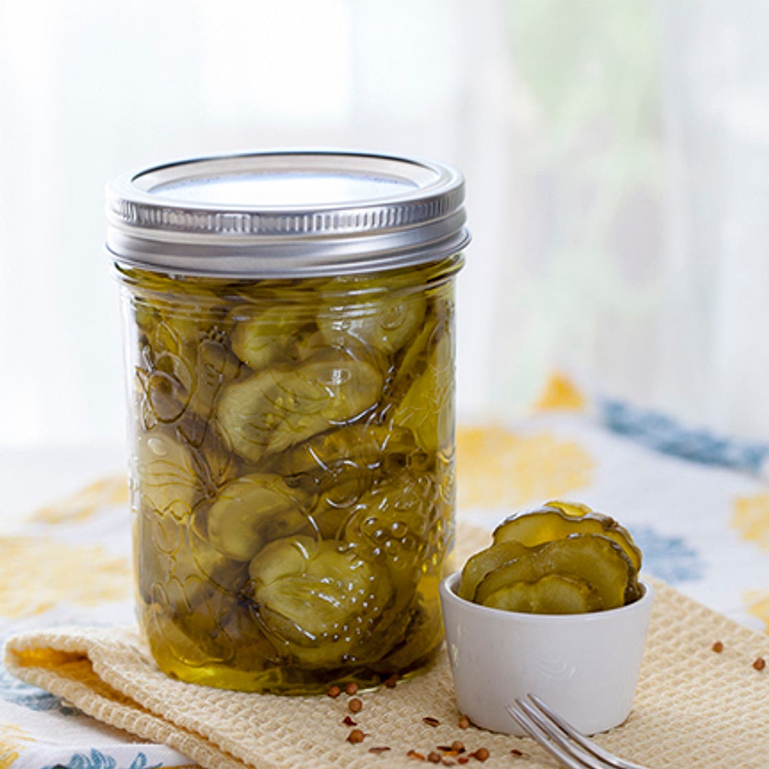 Cucumber Lemon Pickles (Makes 6 pints)