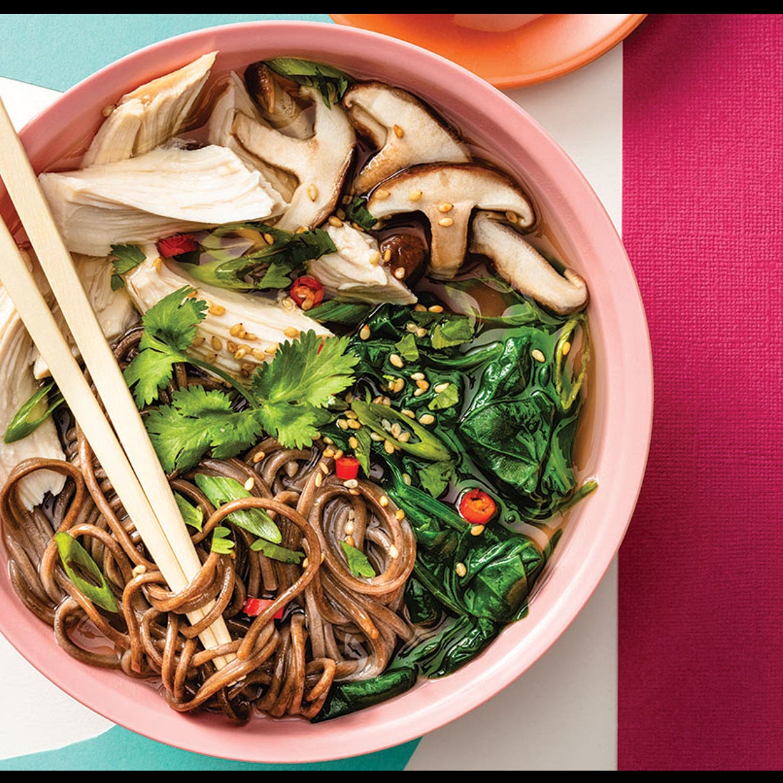 Ramen-Style Ginger Chicken Noodle Soup
