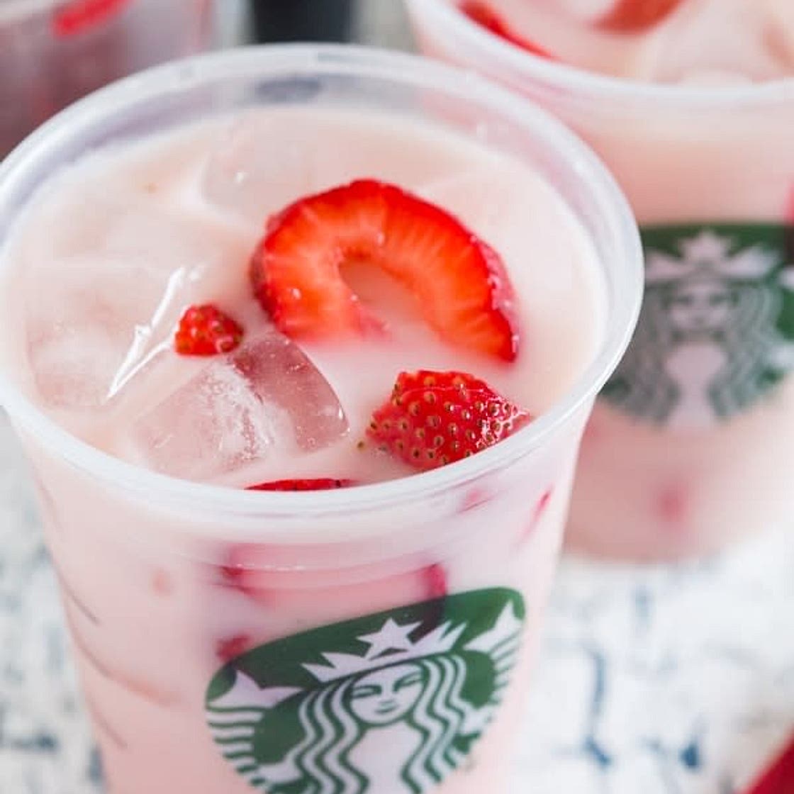 At home pink drink