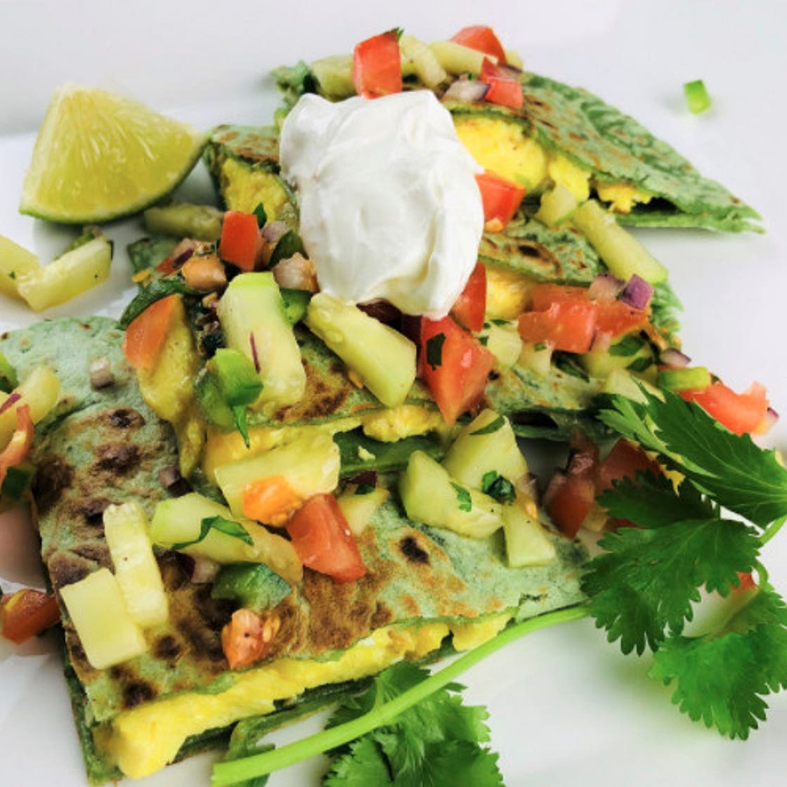 GLUTEN FREE BREAKFAST QUESADILLAS
