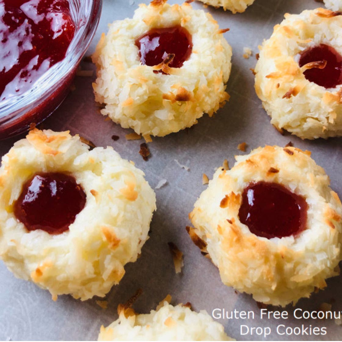 GLUTEN FREE COCONUT DROP COOKIES