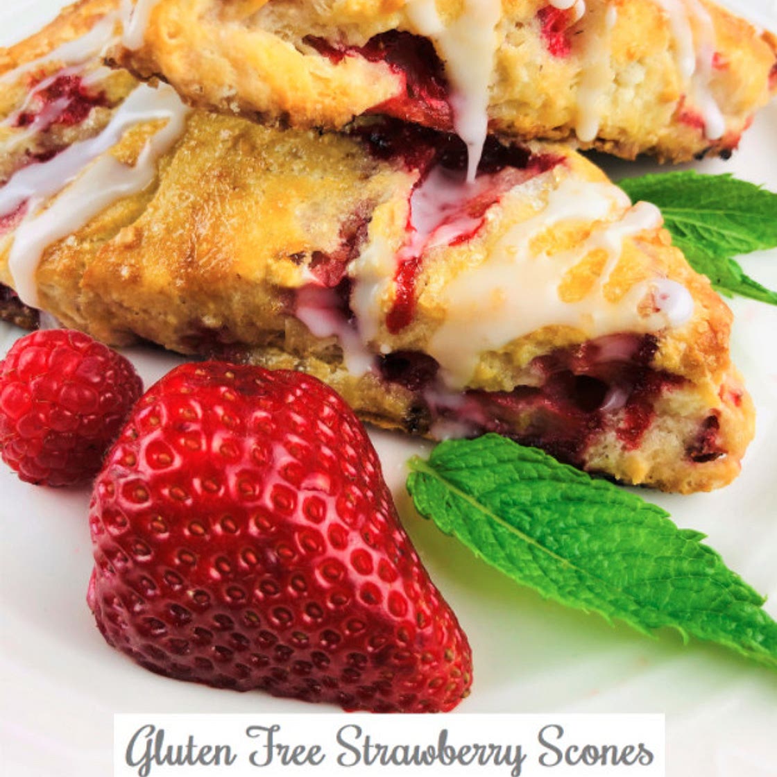 GLUTEN FREE STRAWBERRY SCONES