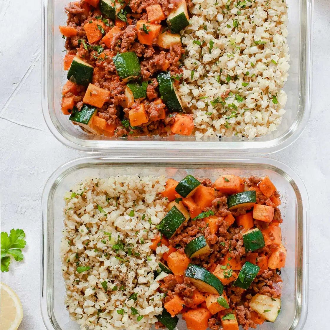 Beef Zucchini Quinoa Bowls