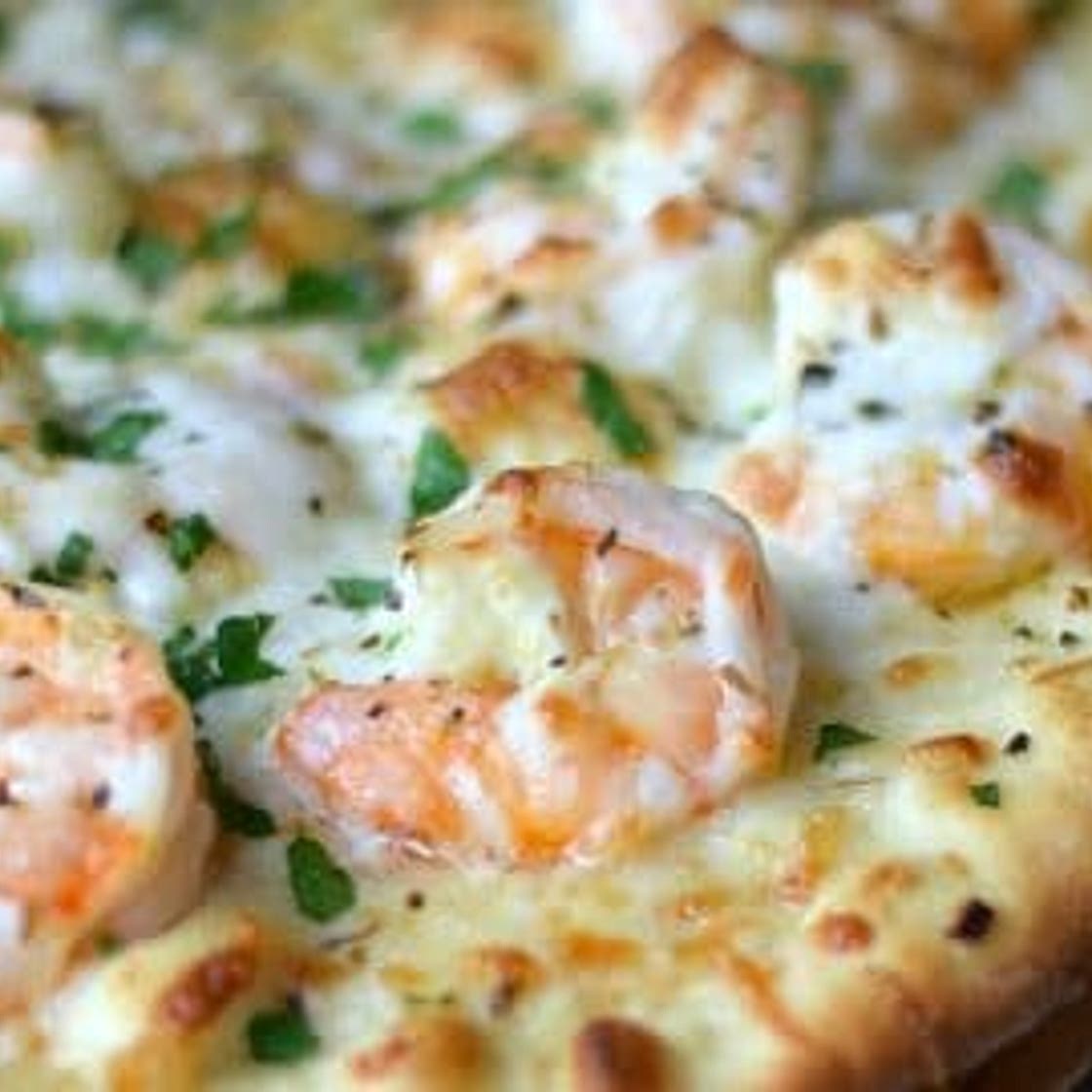 Shrimp Scampi Pizza
