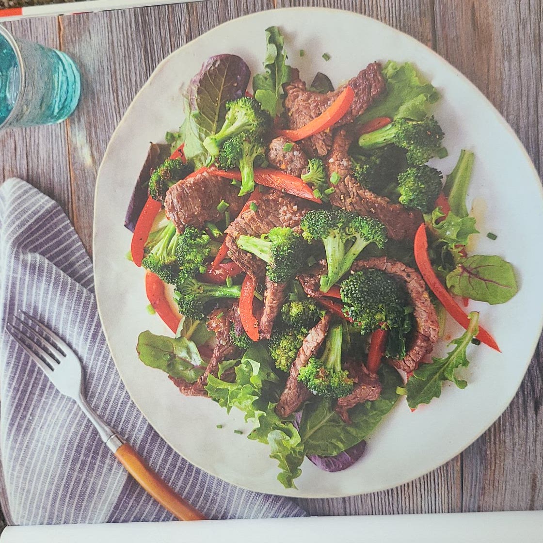 Hot Beef and Broccoli Salad