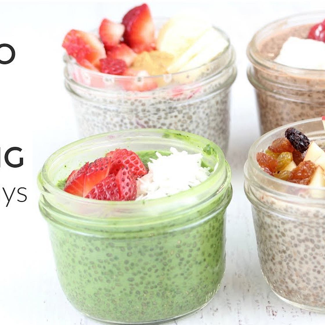 Chia Pudding Recipe 4 Ways | Healthy Breakfast Idea