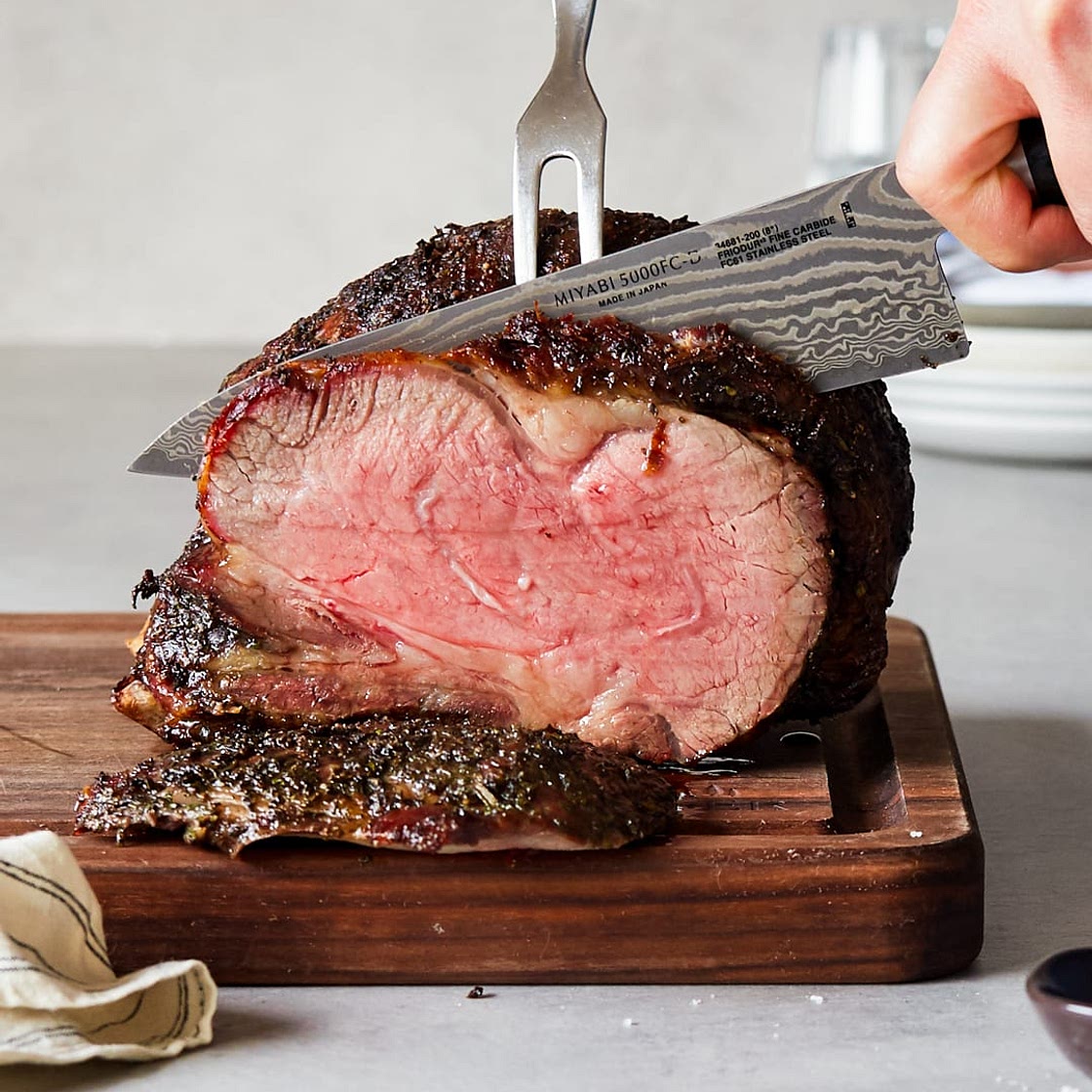 Herb Crusted Prime Rib - Reverse-Seared, Paleo