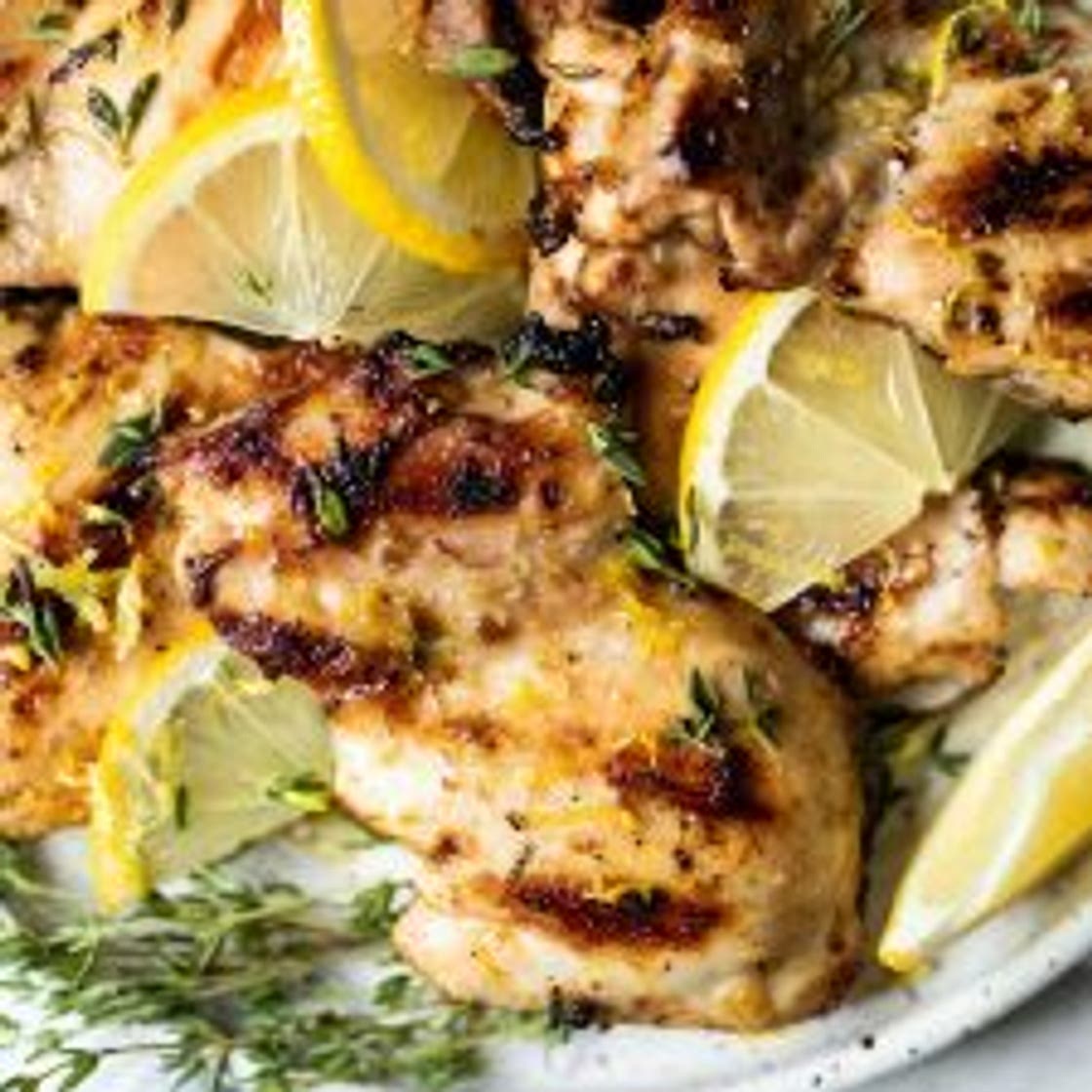 Quick & Easy Grilled Lemon Chicken Thighs