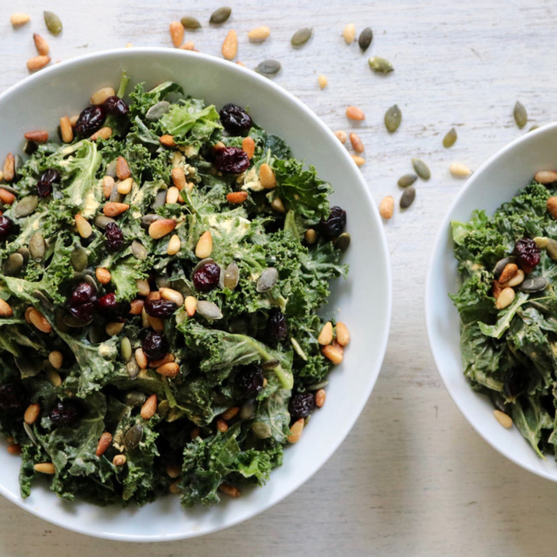 Massaged Umami Kale Salad