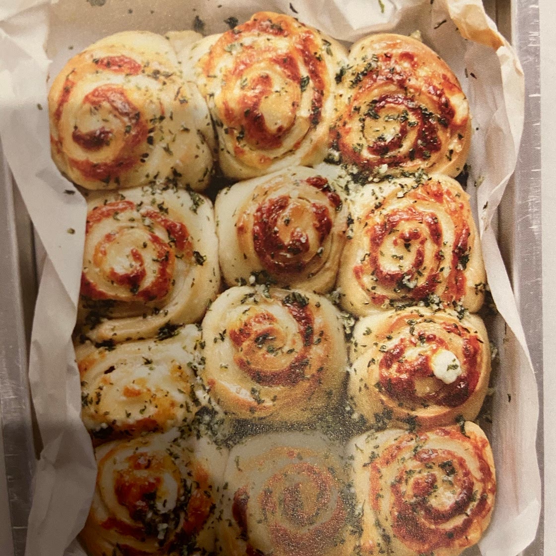 Garlic knot buns